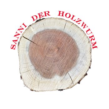 Logo Sanni der Holzwurm
